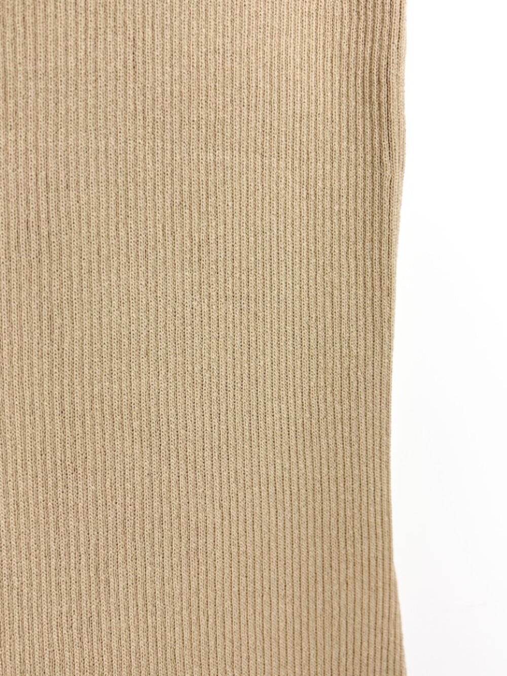 Aritzia Wilfred Womens Ribbed Bodycon Midi Dress Low Back Tan Size Small - Picture 4 of 8